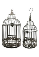 Trukado Miscellaneous - Metal Bird Cage Vintage Look (round) - Set of 2