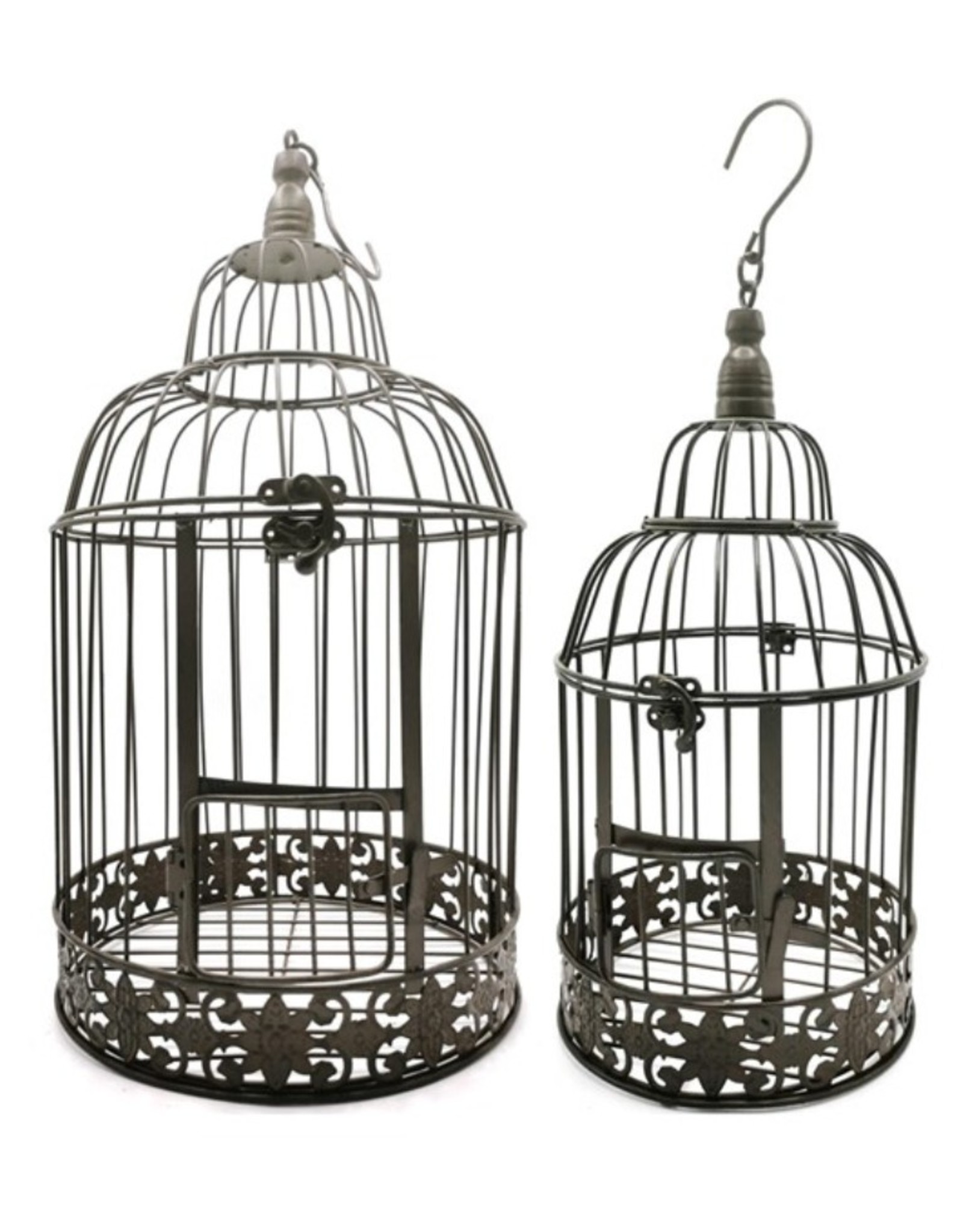 Trukado Miscellaneous - Metal Bird Cage Vintage Look (round) - Set of 2