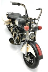Trukado Collectables - Metal Vintage Indian Motorbike (black-white)