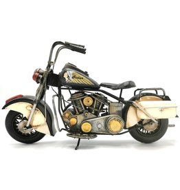 Trukado Metal Vintage Indian Motorbike (black-white)