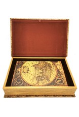 Trukado Giftware & Lifestyle - Storage box Book World Map - Set of 2