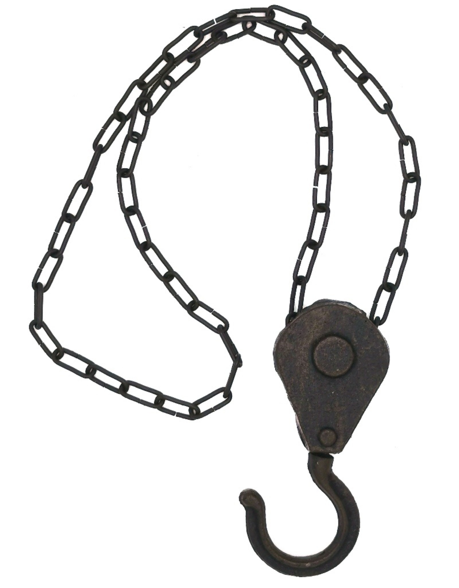 Trukado Miscellaneous - Iron Pulley with Chain (black iron)