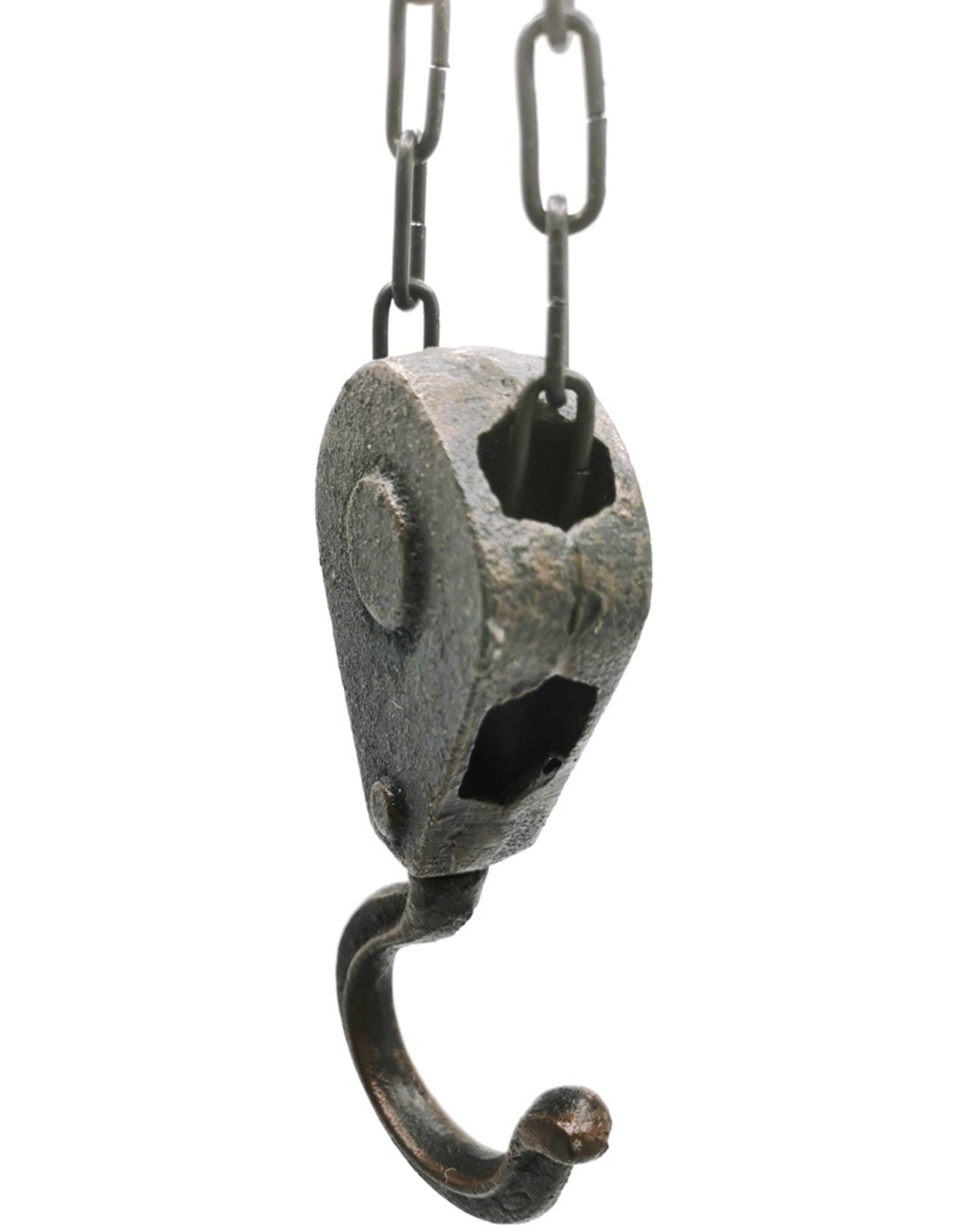 Trukado Miscellaneous - Iron Pulley with Chain (black iron)