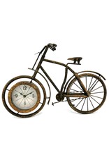 Trukado Giftware & Lifestyle - Bicycle Clock Metal Vintage look rust