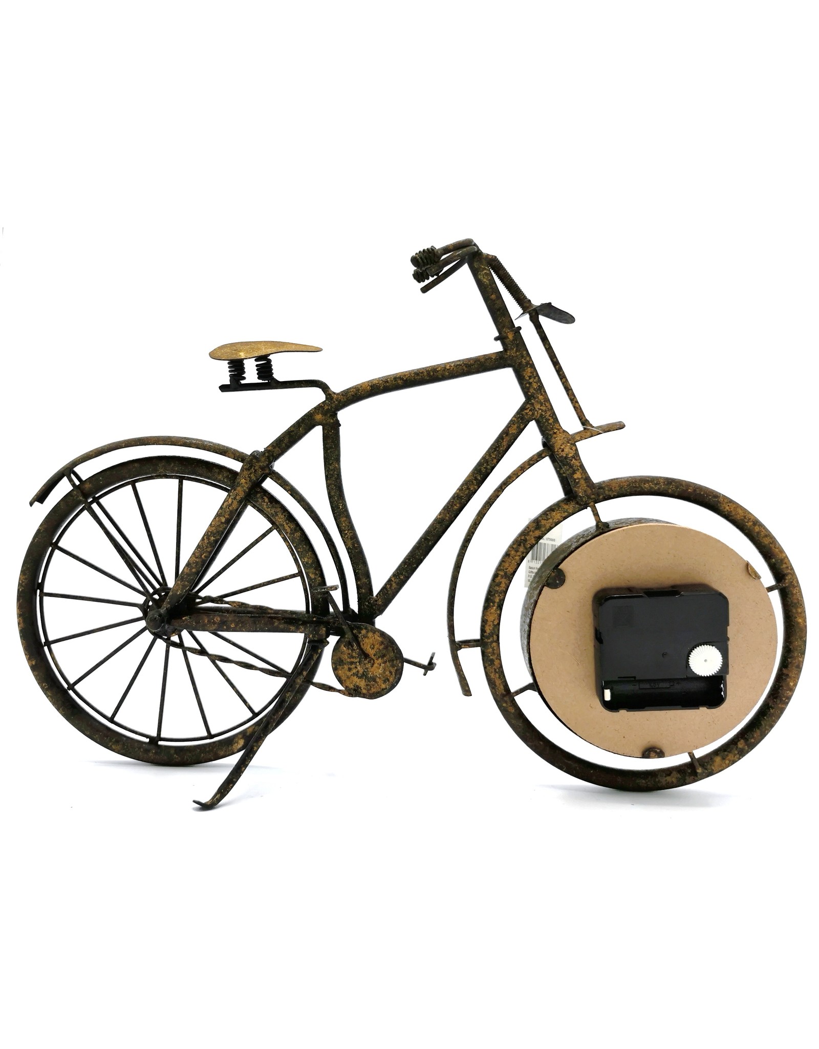 Trukado Giftware & Lifestyle - Bicycle Clock Metal Vintage look rust