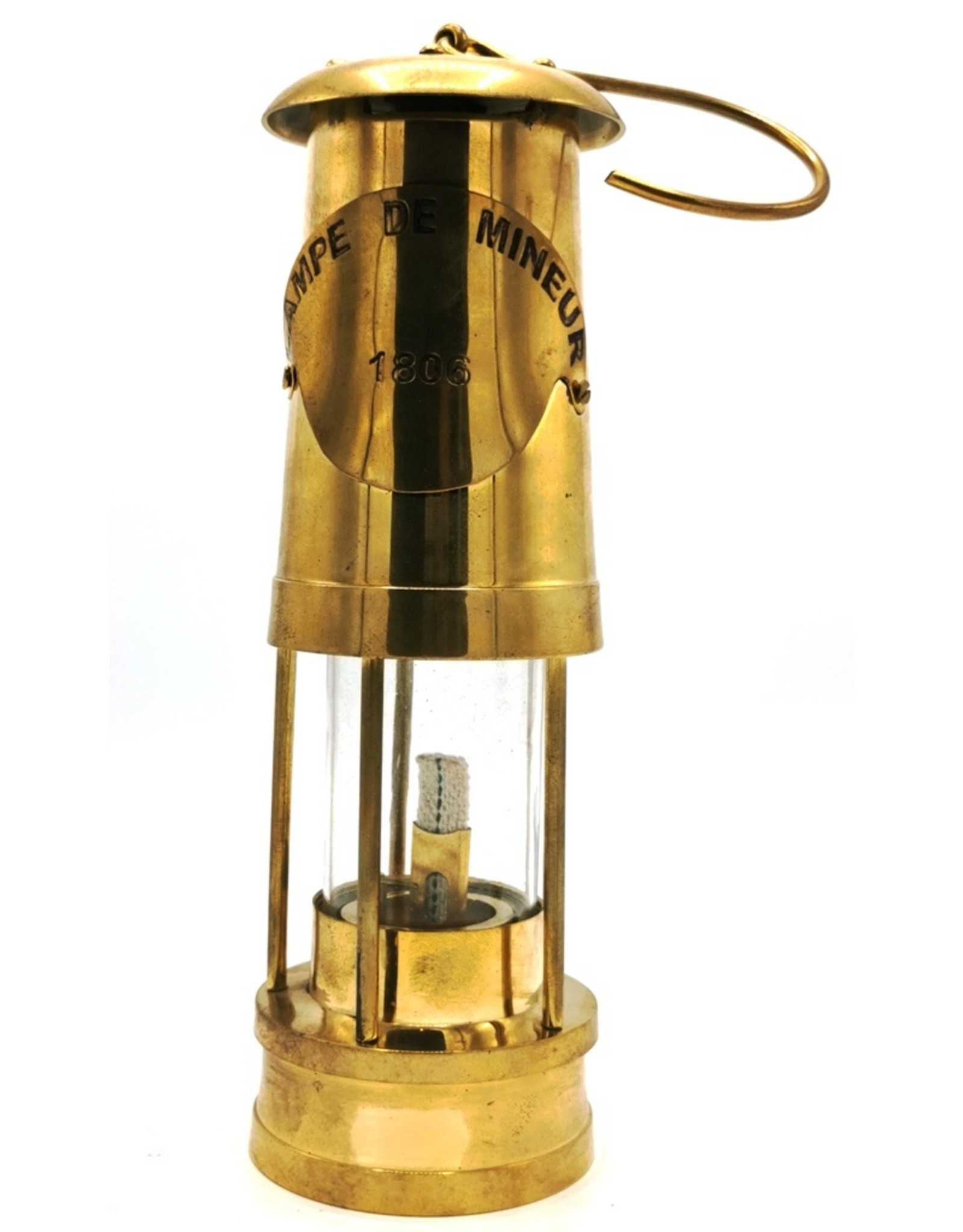 Trukado Giftware & Lifestyle - Oil lamp Miner's lamp Vintage  look - Brass