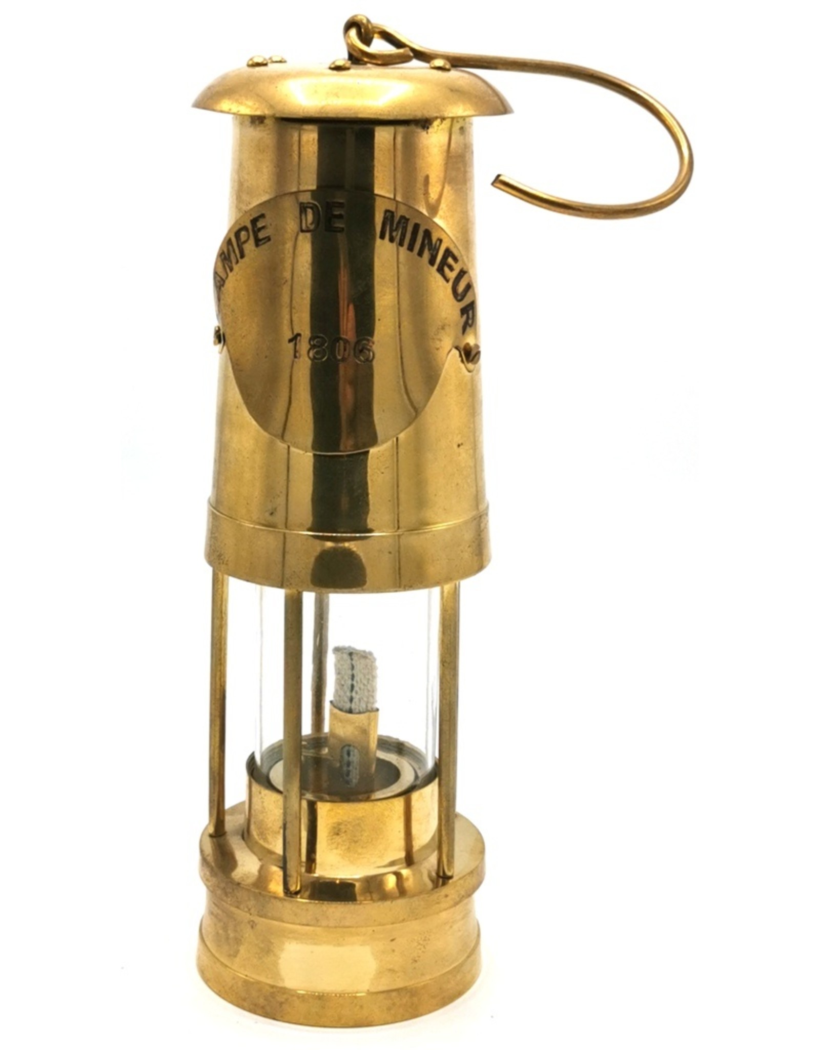 Trukado Giftware & Lifestyle - Olielamp Mijnwerkerslamp Vintage look - Messing