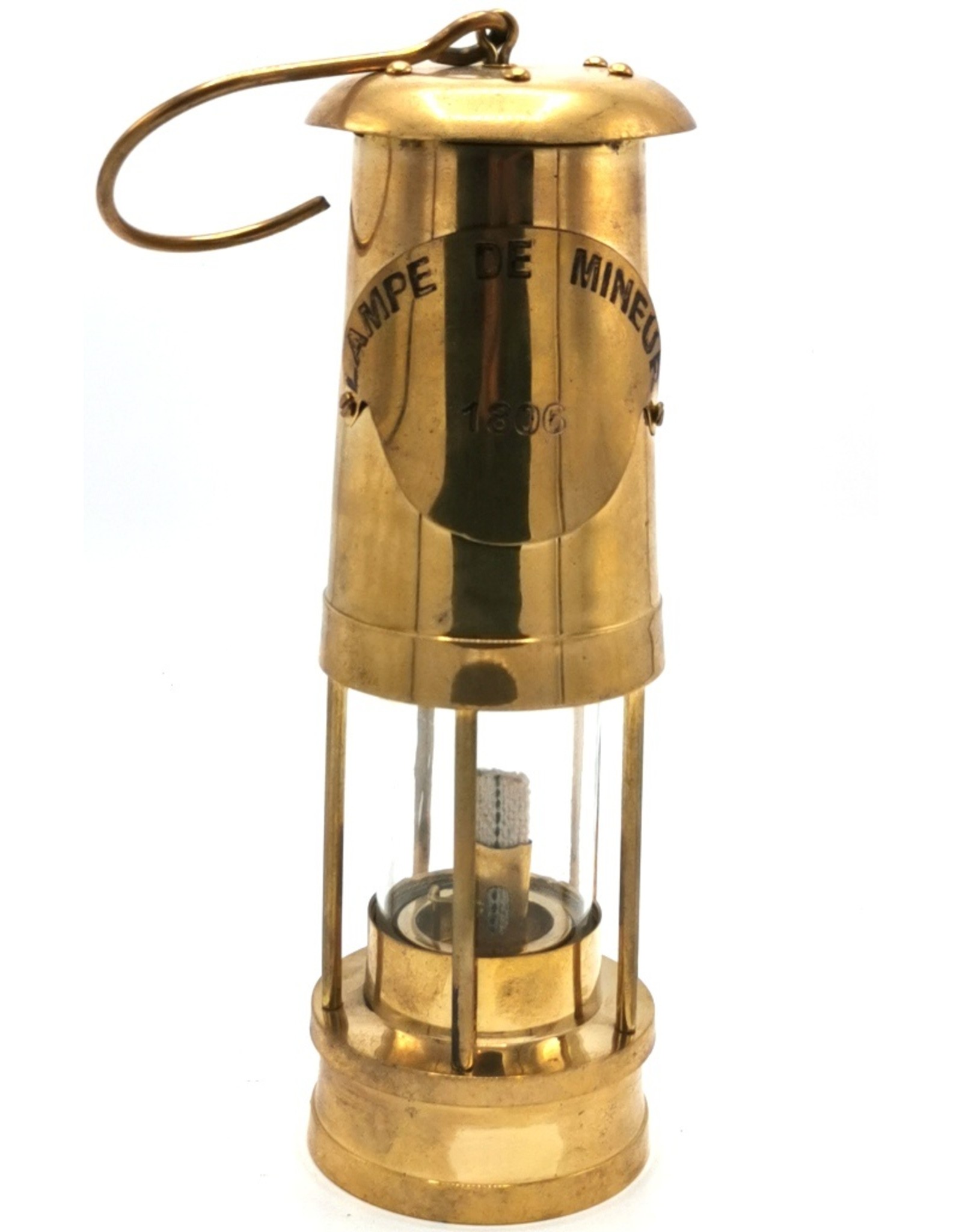 Trukado Giftware & Lifestyle - Olielamp Mijnwerkerslamp Vintage look - Messing