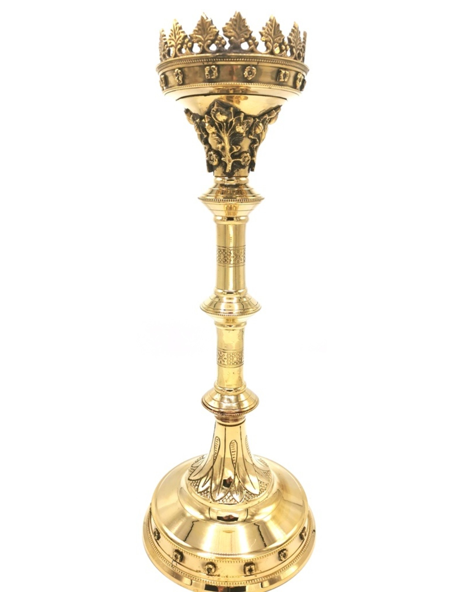 Trukado Giftware & Lifestyle - Baroque Brass Candlestick