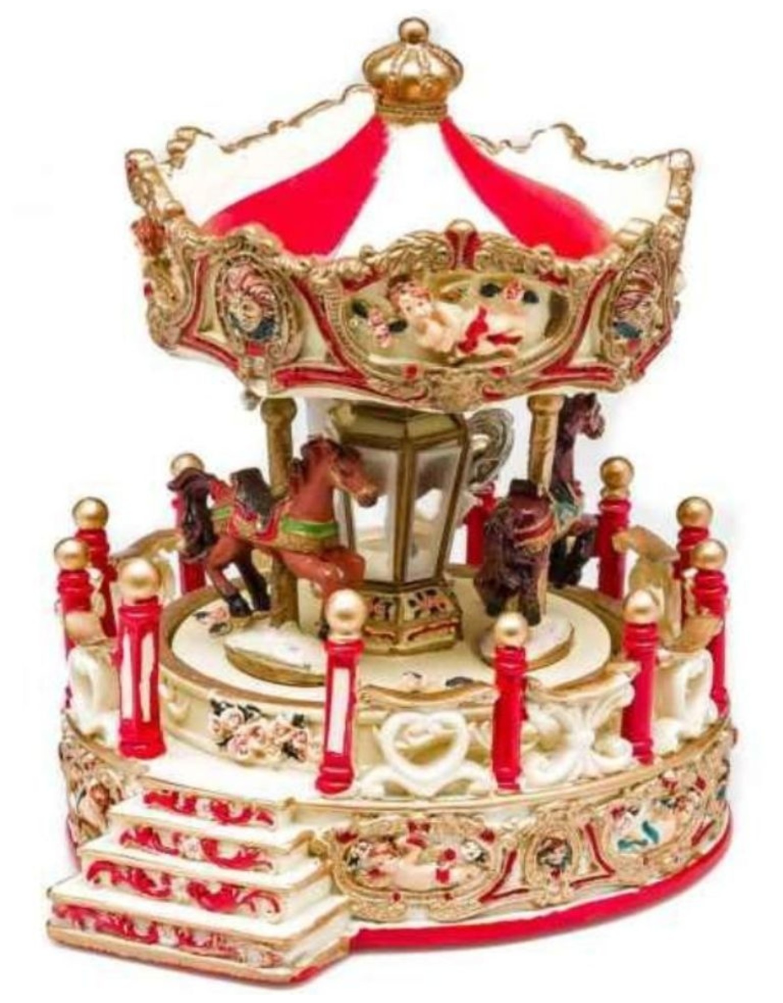Trukado Giftware & Lifestyle - Music box Vintage Carousel (large)