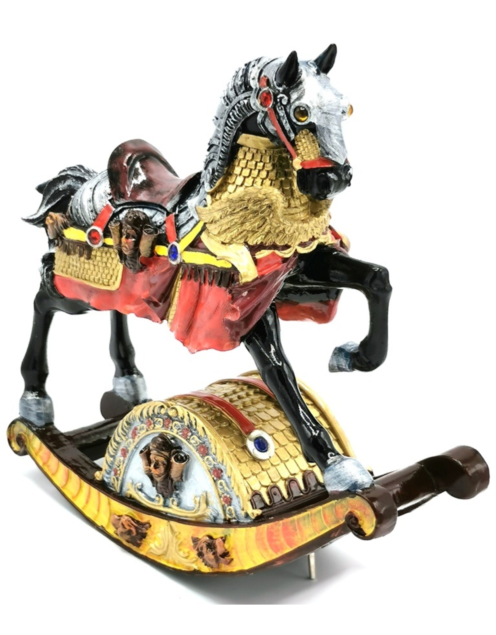 Trukado Giftware & Lifestyle - Music box  Rocking Horse Vintage look