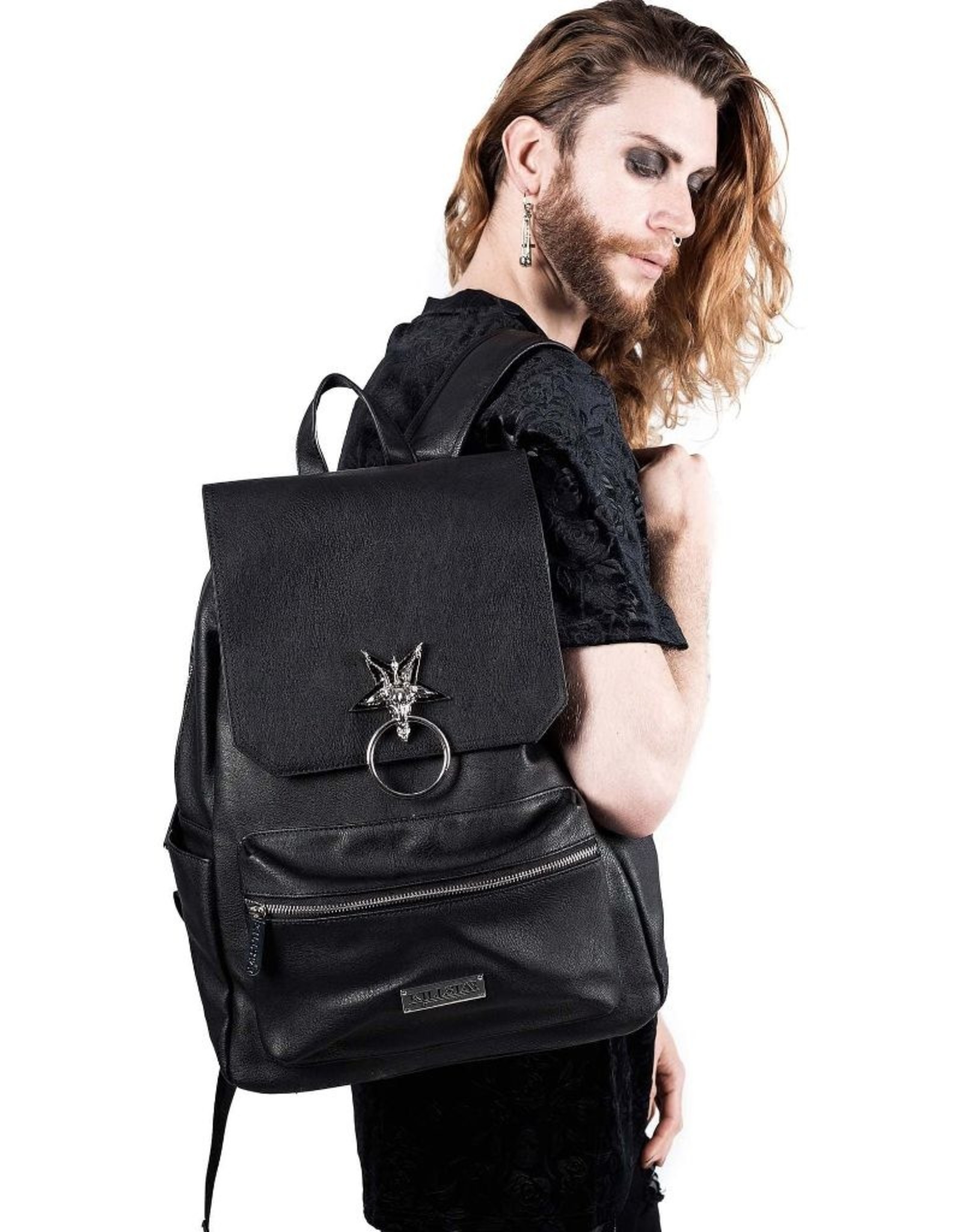 Killstar Killstar bags and accessories - Killstar Baphomet backpack Brimstone