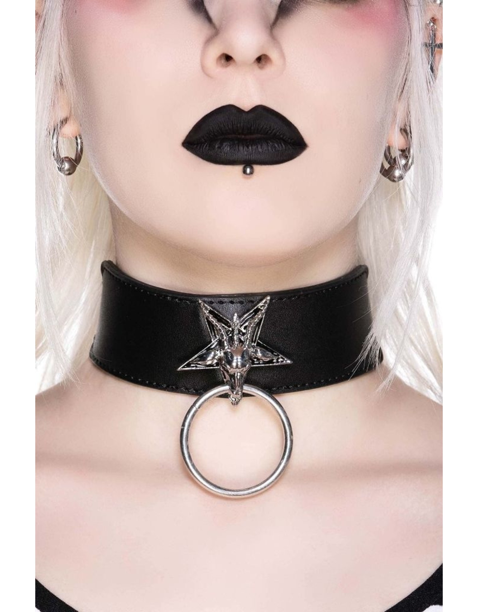 Killstar Killstar tassen en accessoires - Killstar  Baphomet choker Brimstone