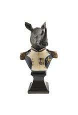 Trukado Giftware Beelden Collectables - Neushoorn generaal beeld 26cm (buste)