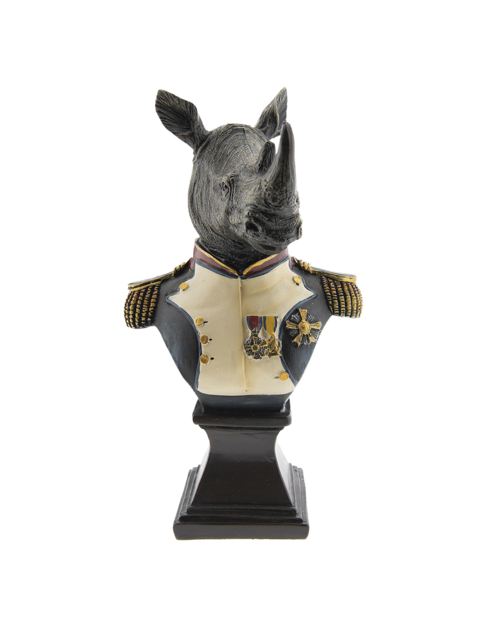 Trukado Giftware Figurines Collectables - Rhino general statue 26cm (bust)