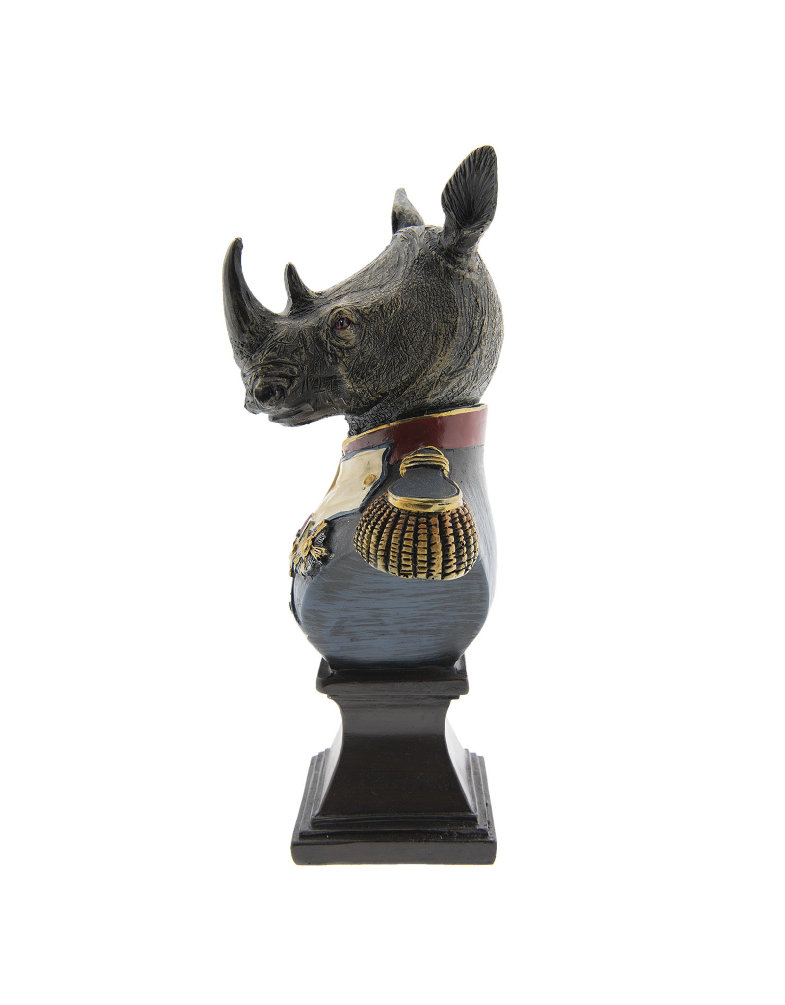 Trukado Giftware Figurines Collectables - Rhino general statue 26cm (bust)