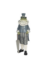 Trukado Giftware Figurines Collectables - Frog with umbrella figurine 27cm