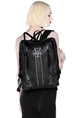 Killstar Killstar tassen en accessoires - Killstar  Pentagram rugzak Hell Awaits
