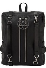 Killstar Killstar bags and accessories - Killstar Pentagram backpack Hell Awaits