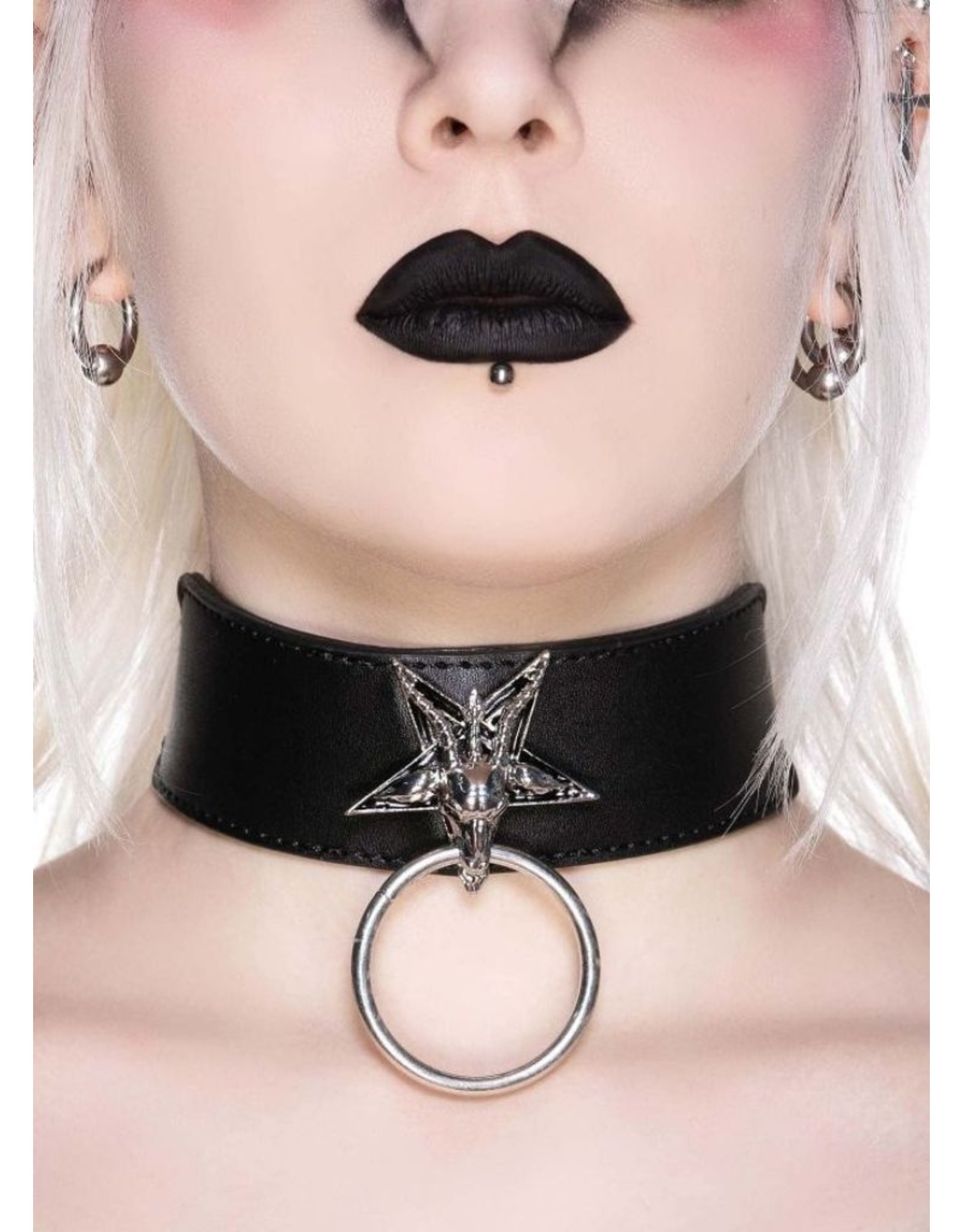 Killstar Killstar tassen en accessoires - Killstar  Baphomet choker Brimstone