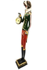 Trukado Giftware Beelden Collectables - Sint-Bernard hond in Uniform met echte klok 63cm