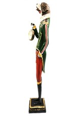 Trukado Giftware Beelden Collectables - Sint-Bernard hond in Uniform met echte klok 63cm