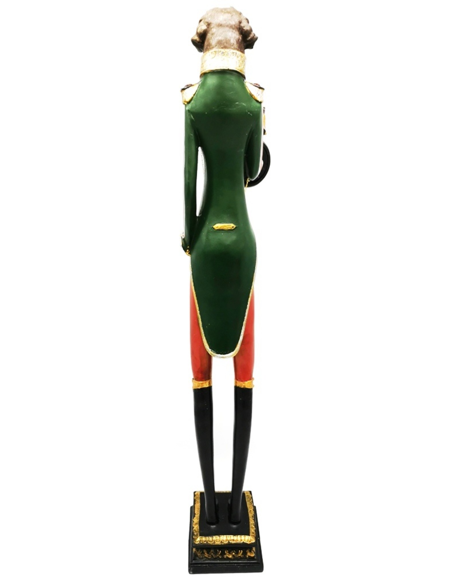 Trukado Giftware Figurines Collectables - Saint Bernard dog wears Uniform with real clock 63cm