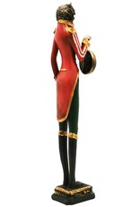 Trukado Giftware Figurines Collectables - Cat wears Uniform with real clock - statue 43cm