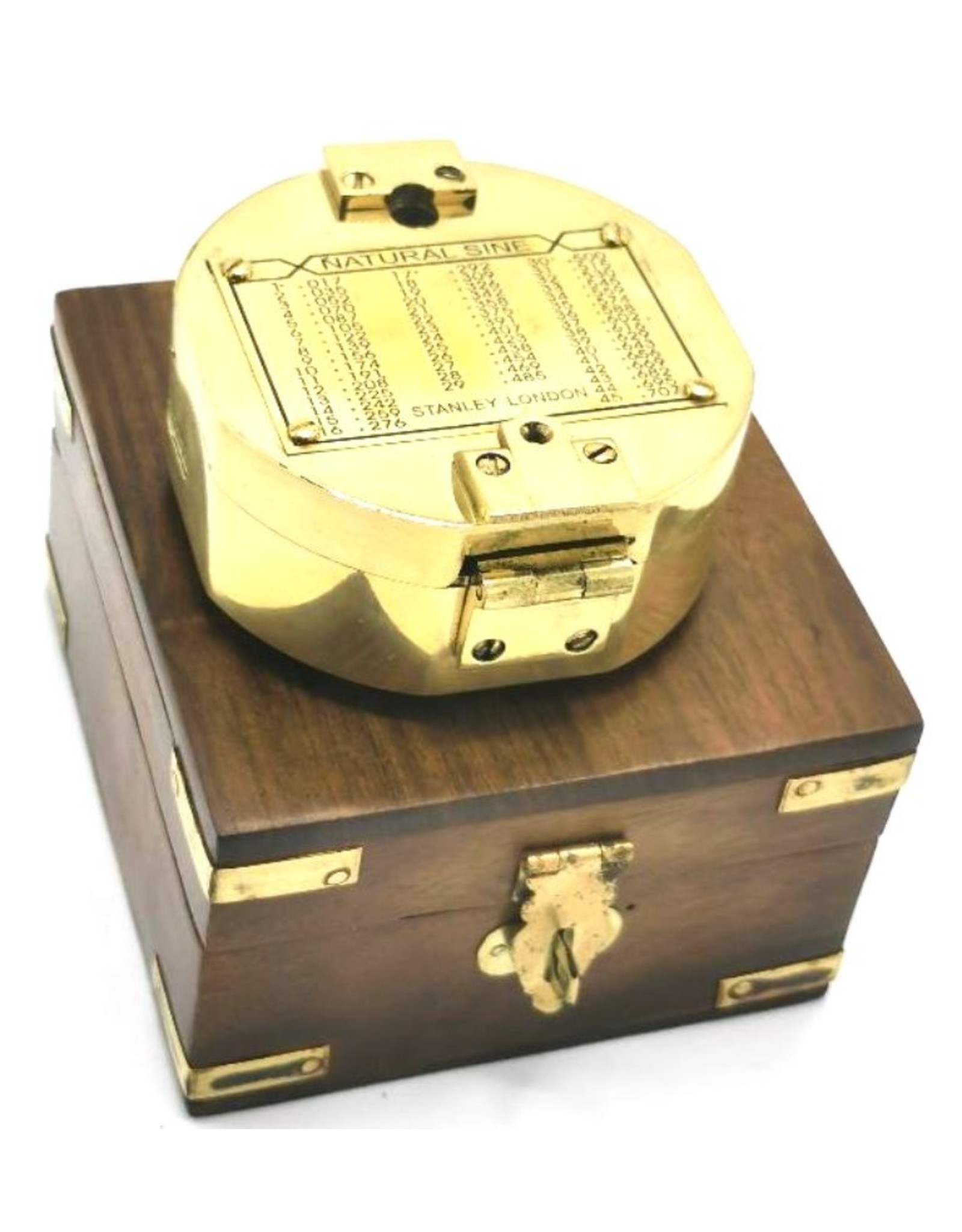 Trukado Giftware and Collectables - Brunton Compass with level gouge in wooden box