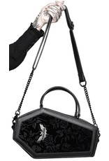 Killstar Killstar bags and accessories - Killstar Vampire's Kiss coffin handbag (black)