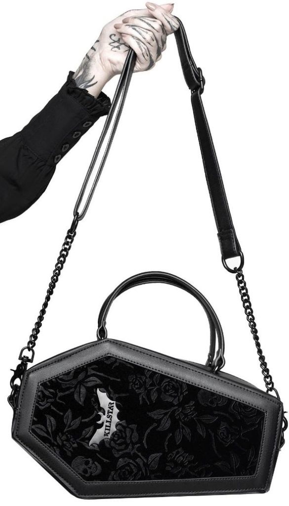 Killstar handbag Elva with Corset decorated Front - Boutique Trukado