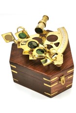 Trukado Miscellaneous - Sextant with wooden case (solid brass)