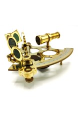 Trukado Miscellaneous - Sextant met houten kistje (massief messing)