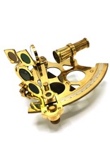 Trukado Miscellaneous - Sextant met houten kistje (massief messing)