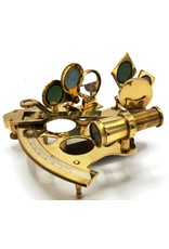 Trukado Miscellaneous - Sextant met houten kistje (massief messing)