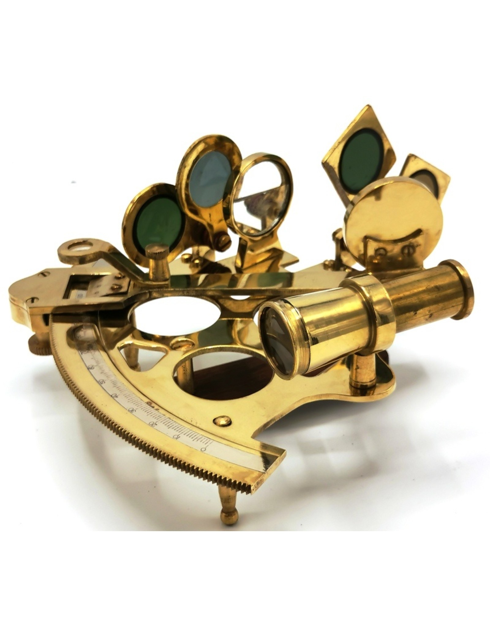 Trukado Miscellaneous - Sextant with wooden case (solid brass)