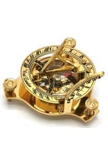 Trukado Gifrware, figurines, collectables - Compass with Sundial  (small) - brass