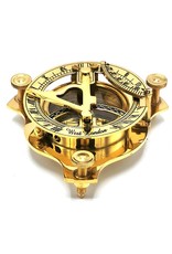 Trukado Gifrware, figurines, collectables - Compass with Sundial  (small) - brass