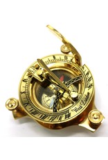 Trukado Gifrware, figurines, collectables - Compass with Sundial  (small) - brass