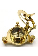 Trukado Gifrware, figurines, collectables - Compass with Sundial  (small) - brass