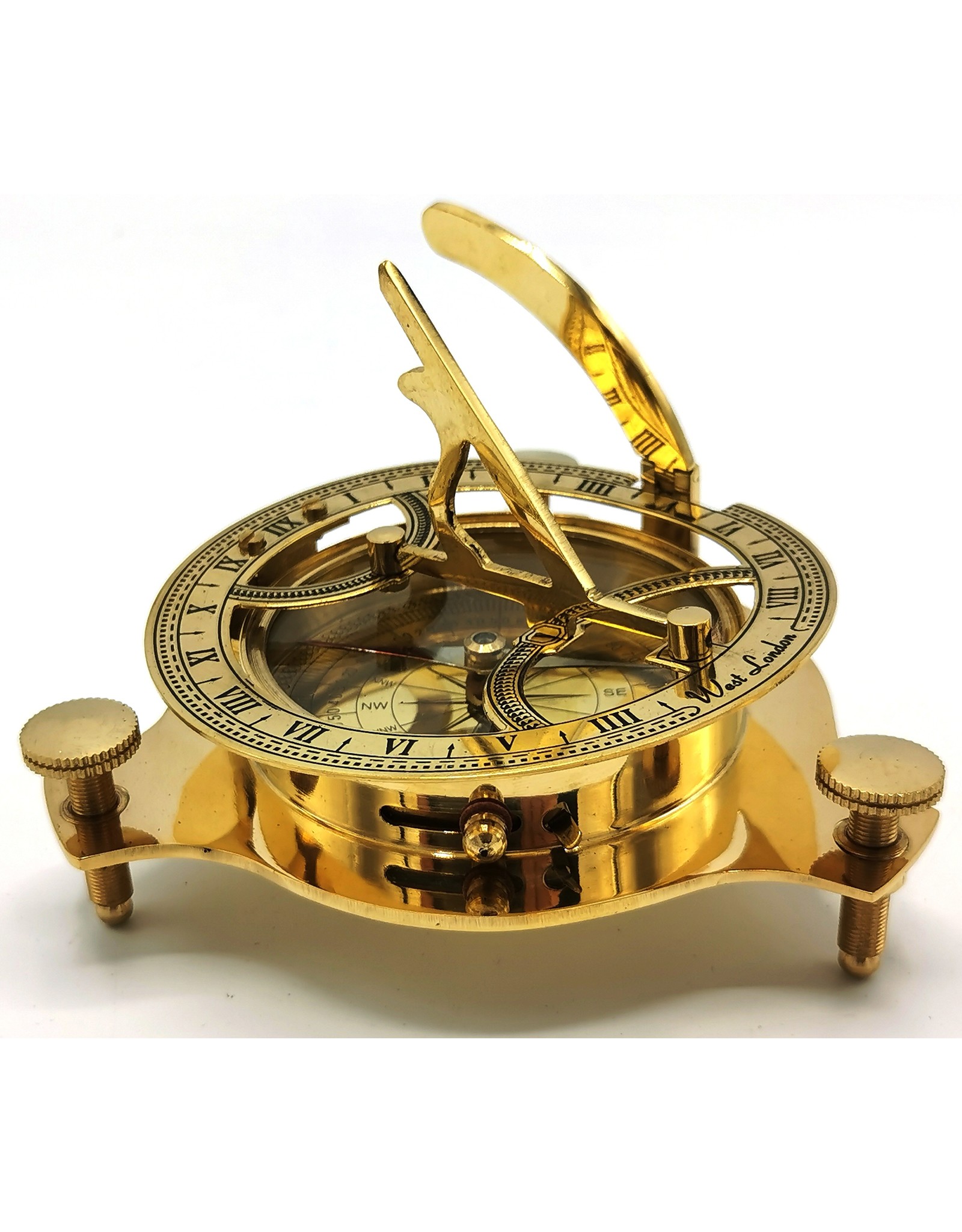 Sundial Compass (large) - Brass  Boutique Trukado - Boutique Trukado