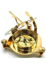 Trukado Giftware Figurines Collectables - Sundial Compass (large) - Brass