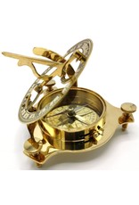 Trukado Giftware Figurines Collectables - Sundial Compass (large) - Brass