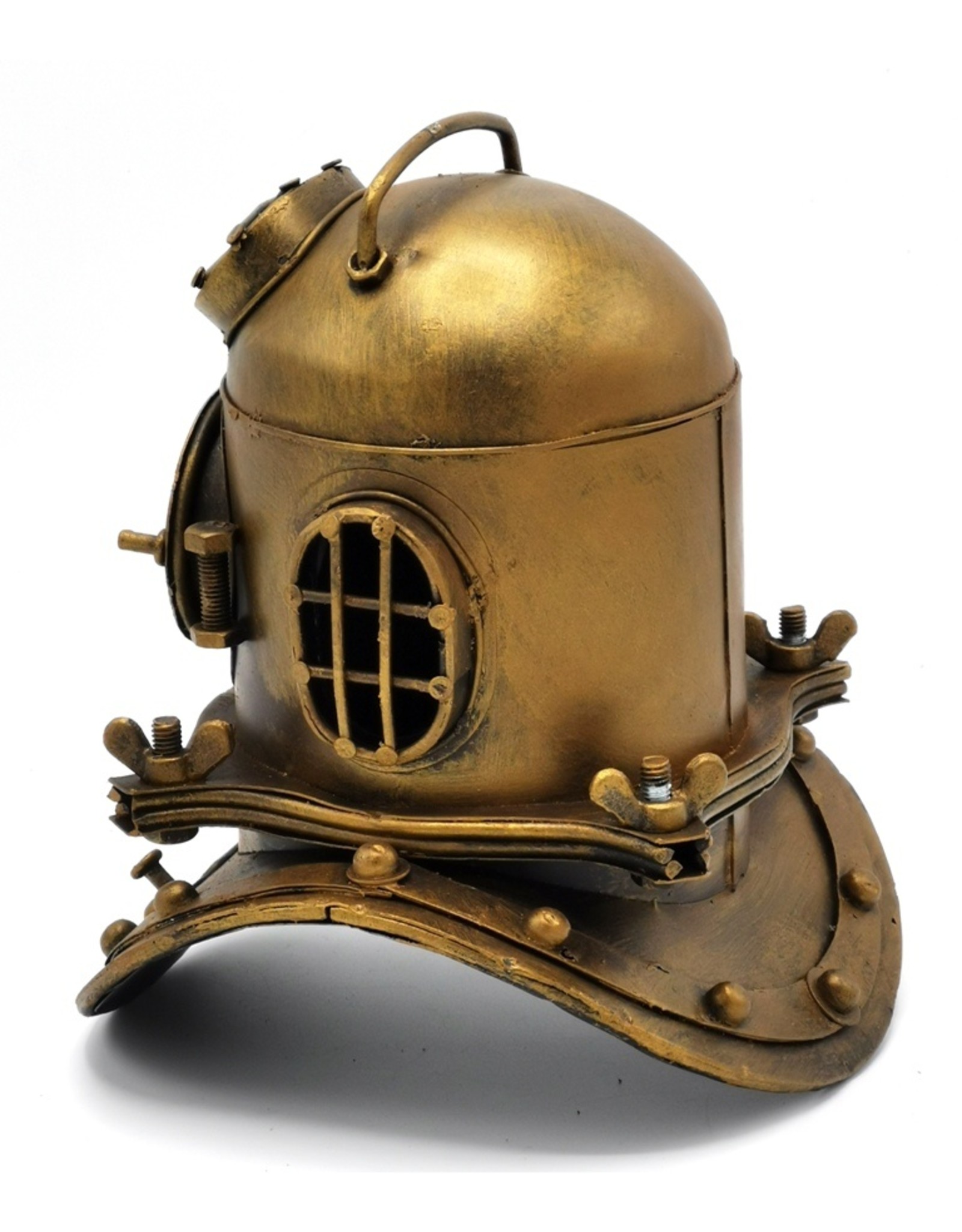 Trukado Miscellaneous - Miniature Diver helmet Vintage-look metal 20cm