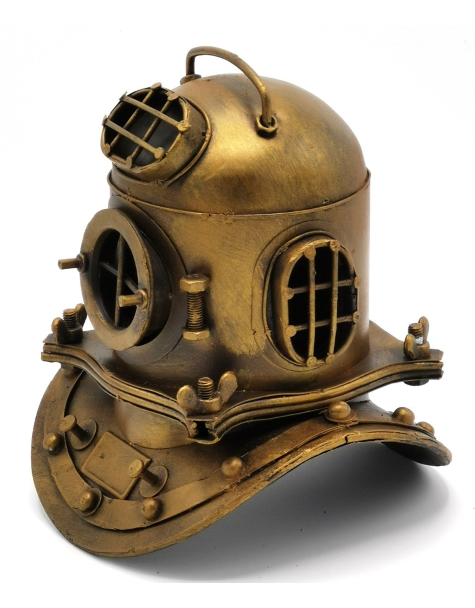 Trukado Miscellaneous - Miniature Diver helmet Vintage-look metal 20cm