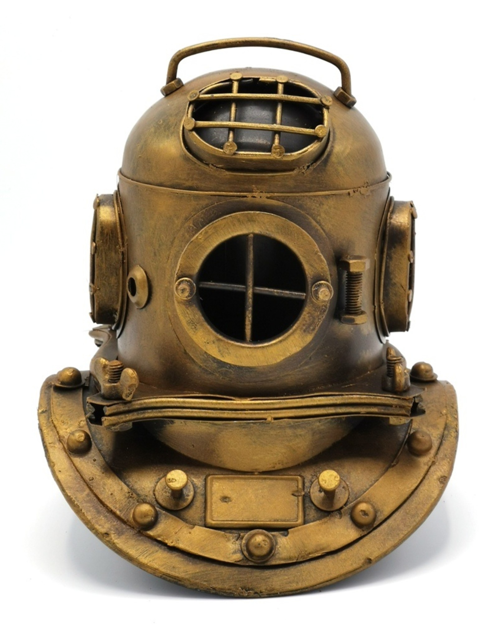 Trukado Miscellaneous - Miniature Diver helmet Vintage-look metal 20cm