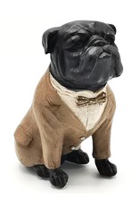 Trukado Giftware, beelden, collectables - Engelse Bulldog  Retro beeldje 16cm