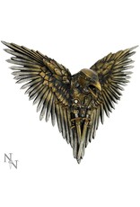 NemesisNow Giftware Figurines Collectables - Steampunk wall plaque Blade raven