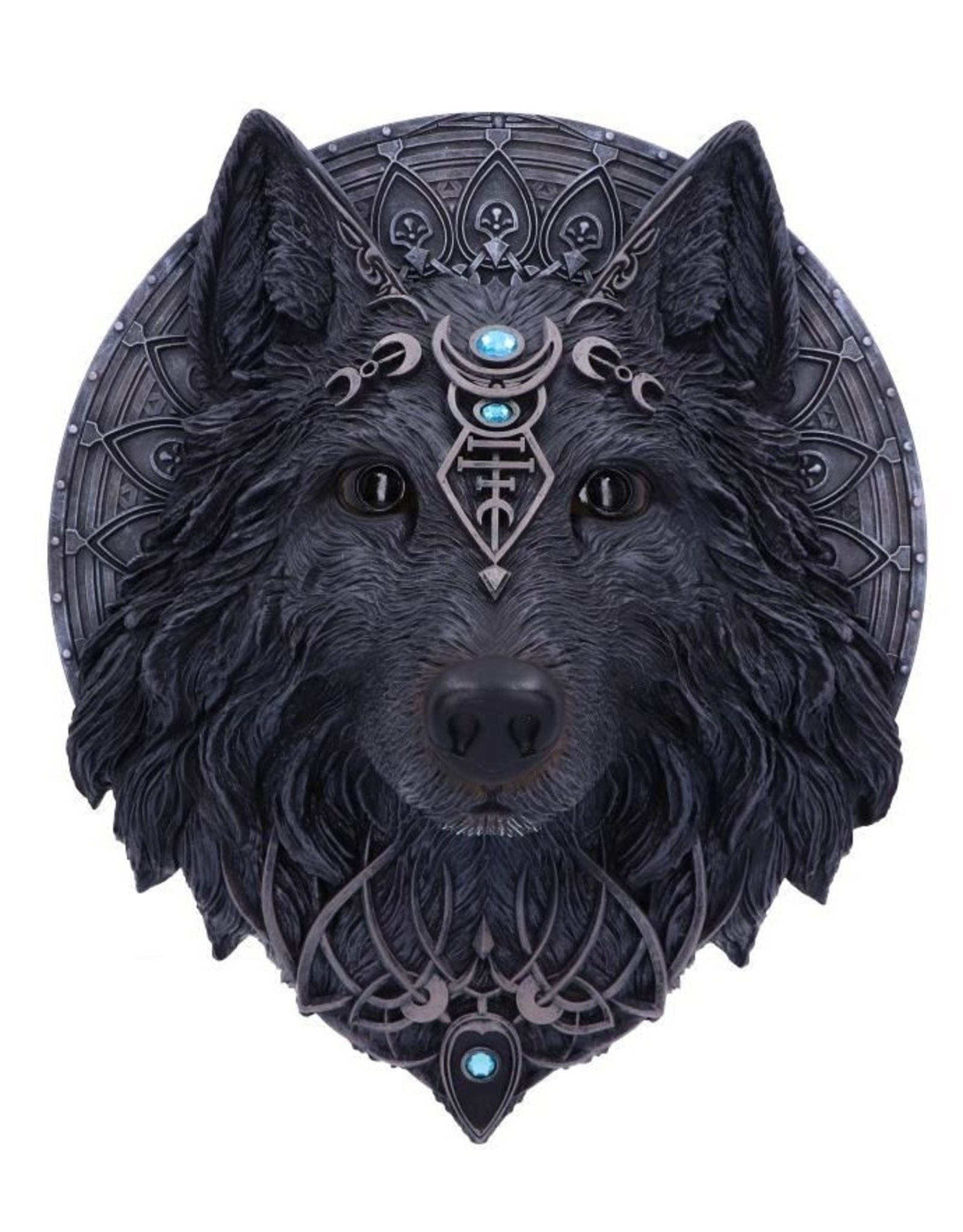 NemesisNow Giftware & Lifestyle -  Wolf Moon Wall plaque Nemesis Now