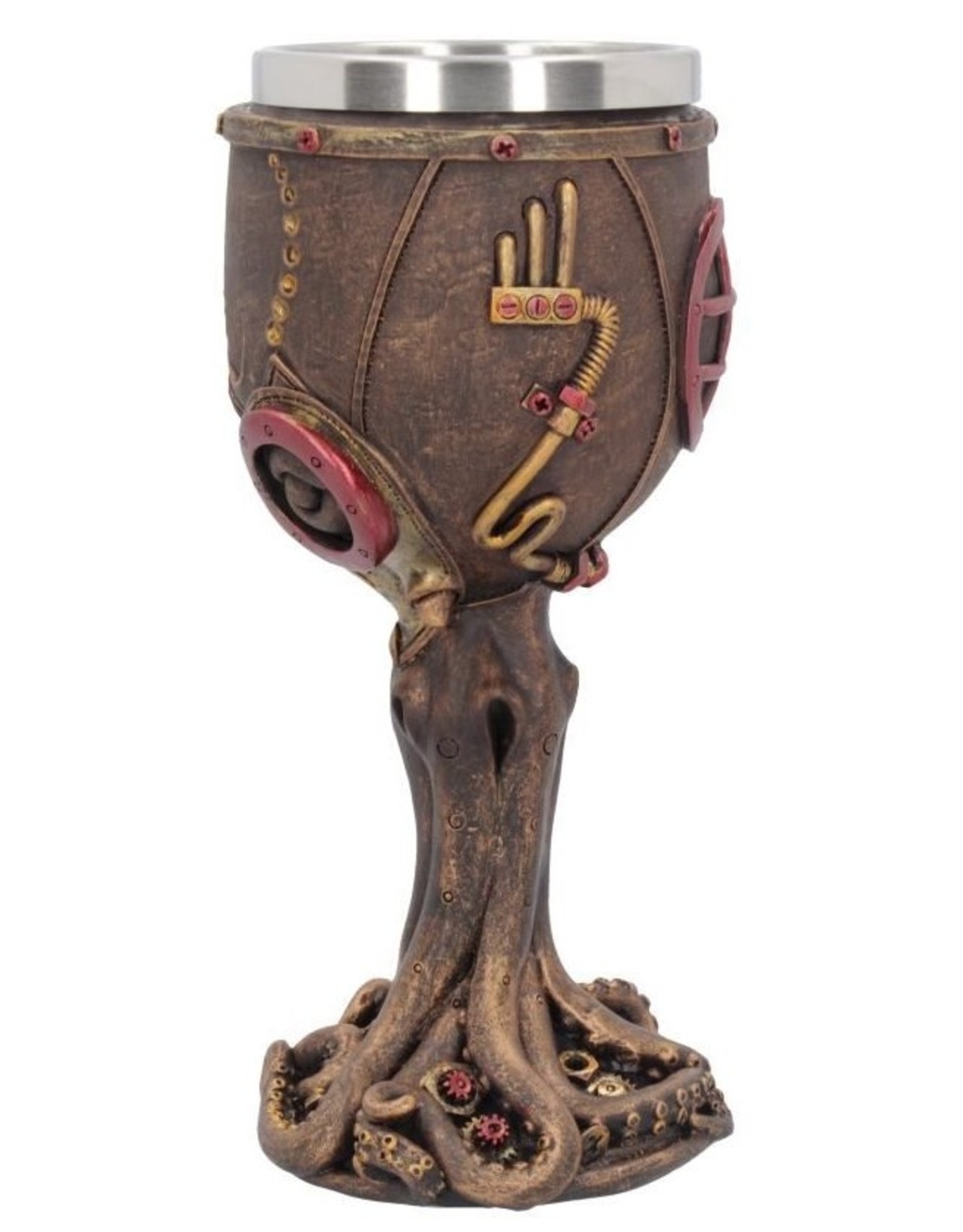 NemesisNow Tankards and Goblets - Steampunk Goblet Mechanical Cephalopod